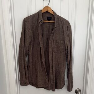 14th & Union Textured Brown Shirt
